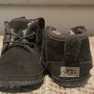 UGG Kids' Charcoal Suede Boots